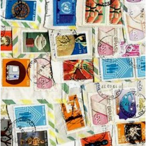 Brazil KILOWARE StampBag 1KG (2LB-3oz) commem. stamp mixture