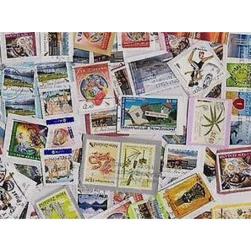 New Zealand KILOWARE StampBag 250g (8½oz) modern commem. NZ